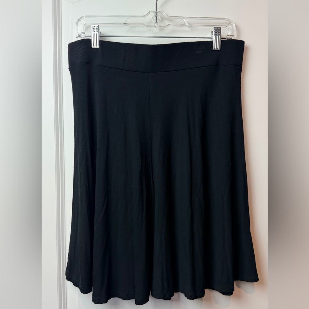 LOFT Black A-Line Skirt